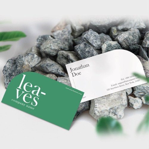 Business card rond corner